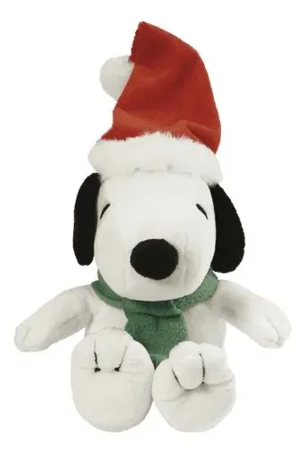 Pelúcia Snoopy de Natal com Gorro e Cachecol