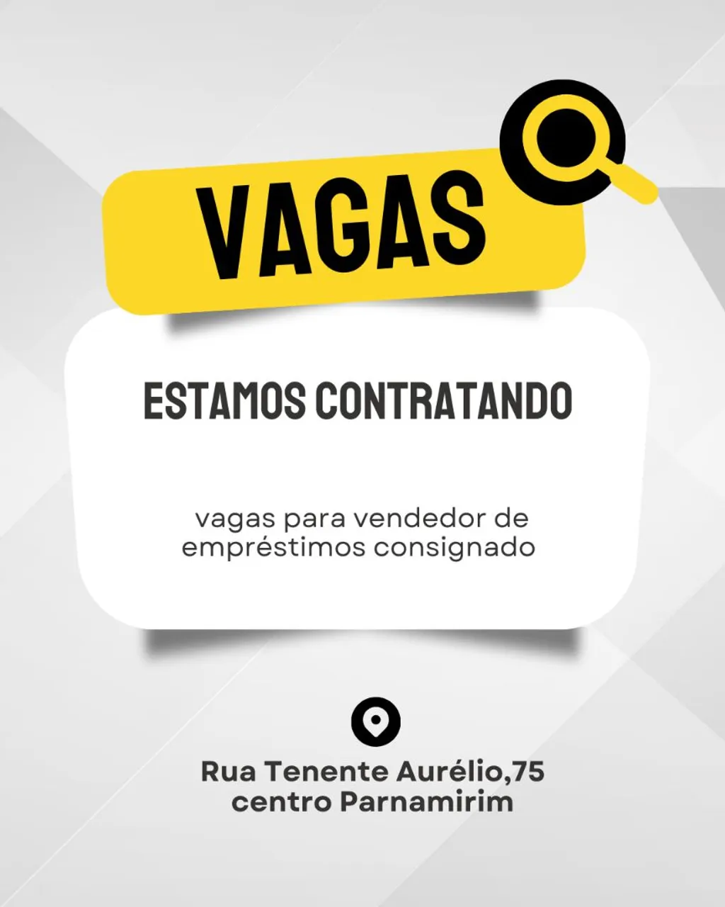 Vaga de emprego