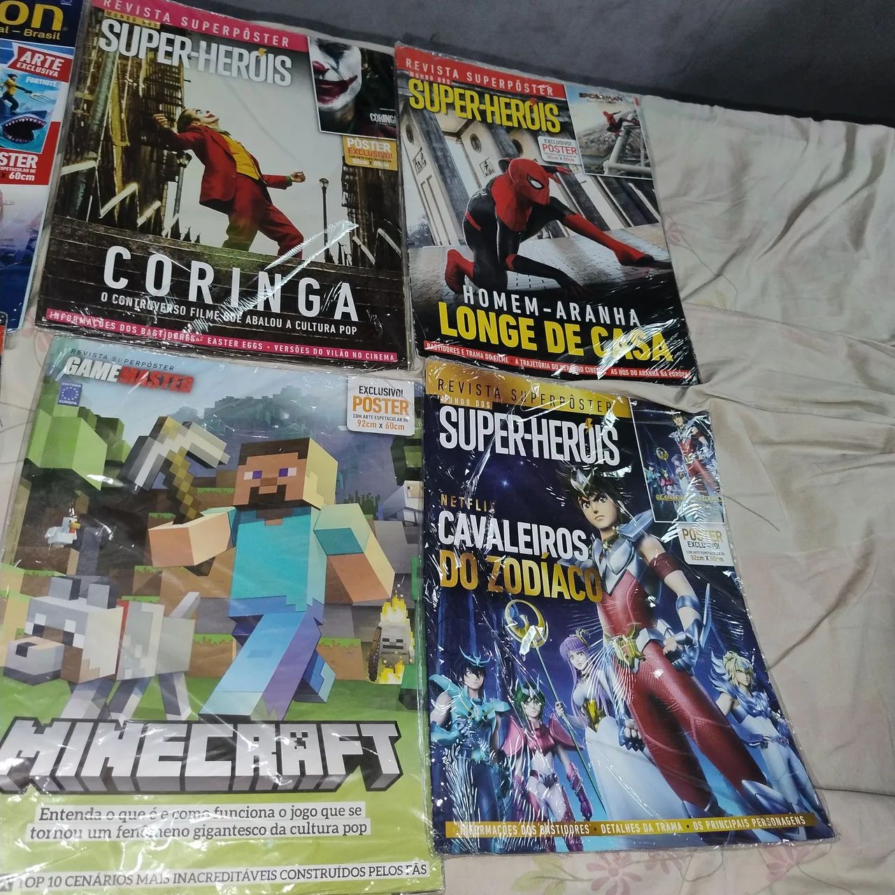 Revistas de vídeo game antigas + revistas Poster + revistas de heróis+ poster - Foto 4