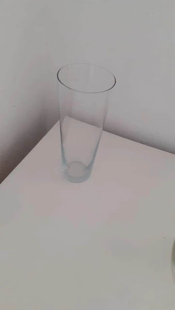 Vaso alto de vidro  - Foto 4
