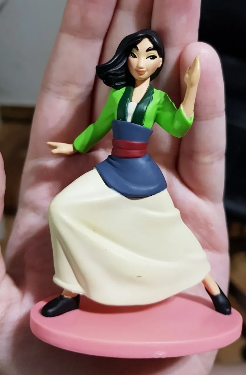 Mulan Princesa Miniatura Original Disney Store Importada