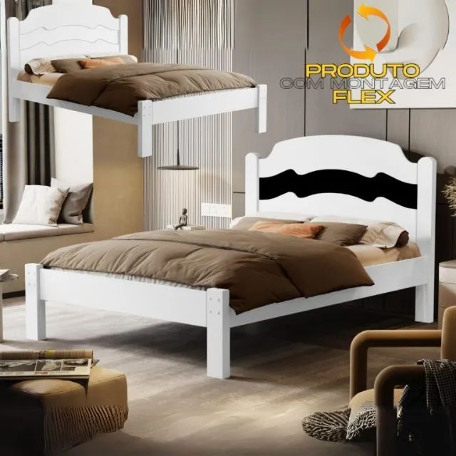 ESQUENTA BLACK FRIDAY!!  Cama Casal/Viúva Íris - SUPER PREÇO!!