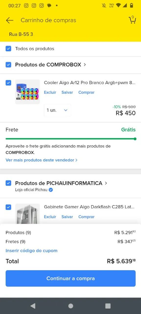 PC Gamer RGB roda todos os jogos ( aceito propostas )