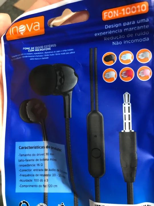 Fone de Ouvido Estéreo Inova - Foto 2