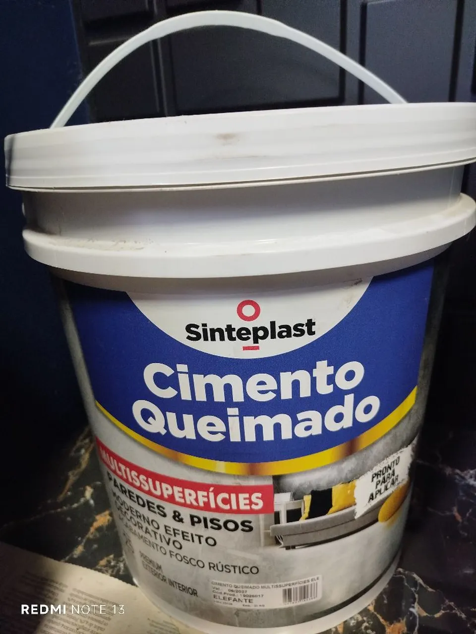 Cimento Queimado Sinteplast - Multissuperfícies