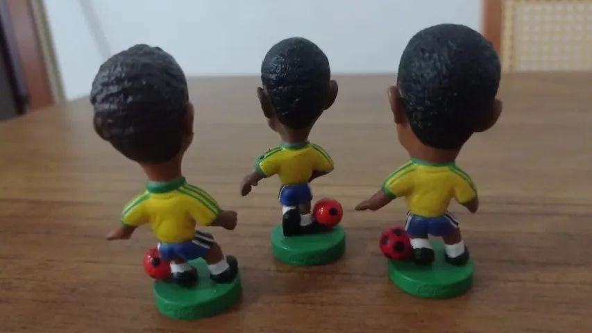 lote mini craque coca-cola djalminha / deníson / júnior baiano - Foto 2