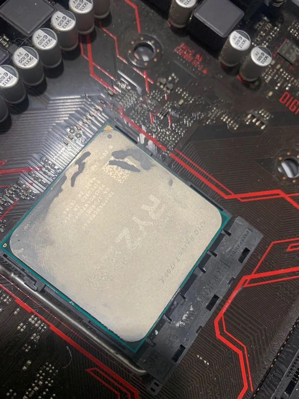 Ryzen 7 1700 + placa mãe e wc  - Foto 2