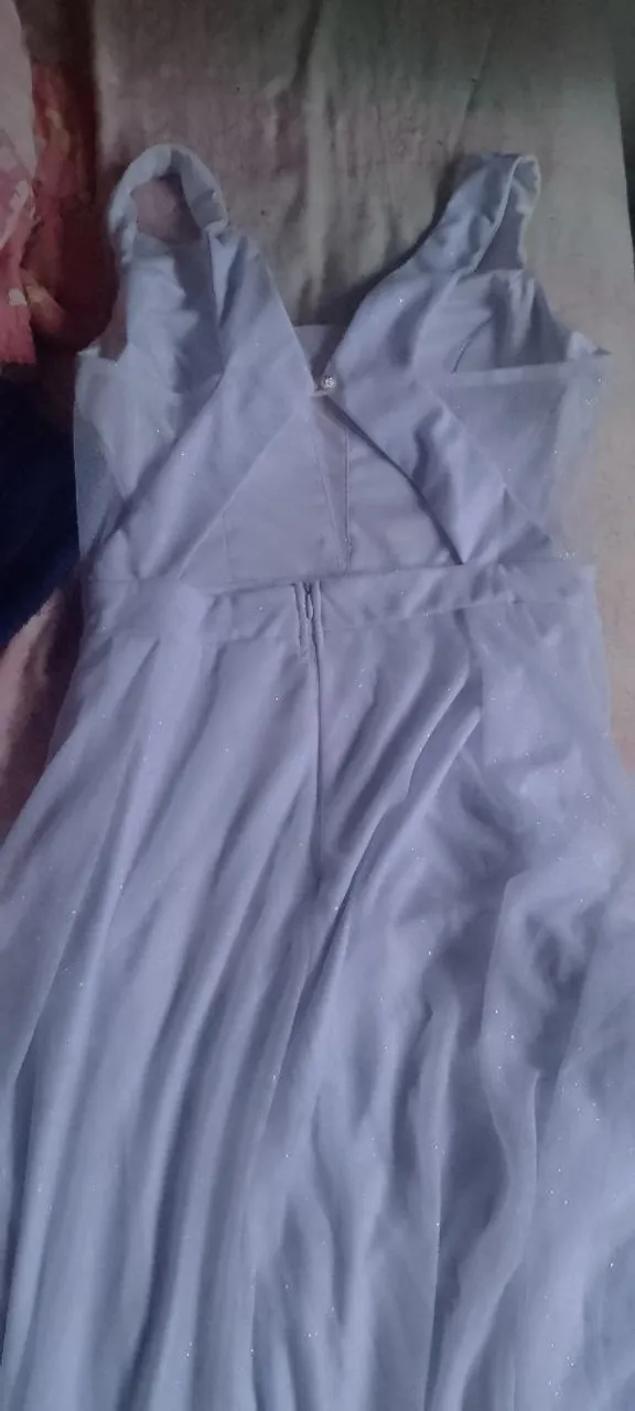 Vestido branco para casamento civil com Brilho