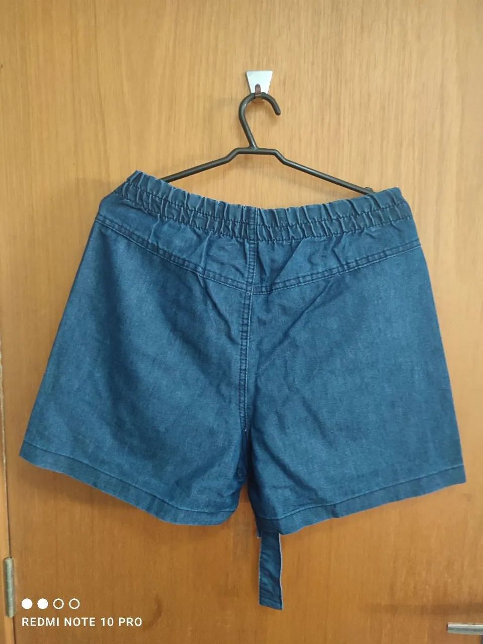 Short pano leve soltinho azul - Foto 4