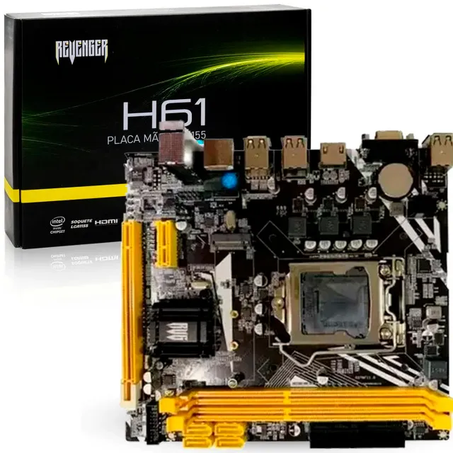 Placa Mãe LGA1155 DDR3 G-B75 I3,I5 e I7 (2,3G)NOVA C/GARANTIA.