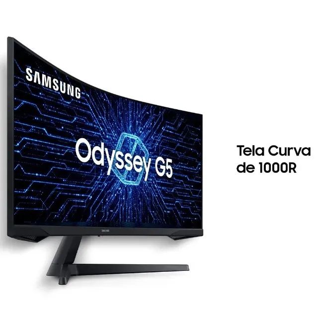 Monitor Gamer Odyssey G5 34" Samsung com 2,500:1 Contraste, Ultra WQHD, 165Hz, 1ms - Foto 3