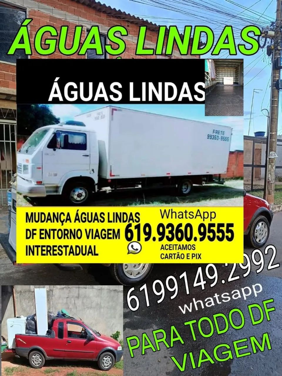 Frete mudança Águas lindas DF viaja chama JM@fre