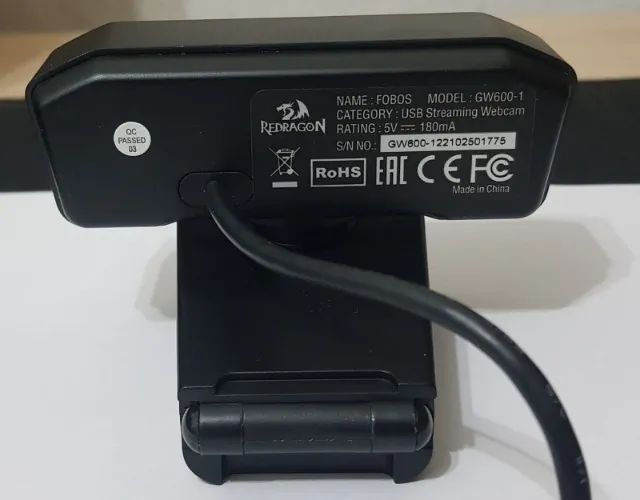 Webcam Redragon Fobos 720p64407619749635121
