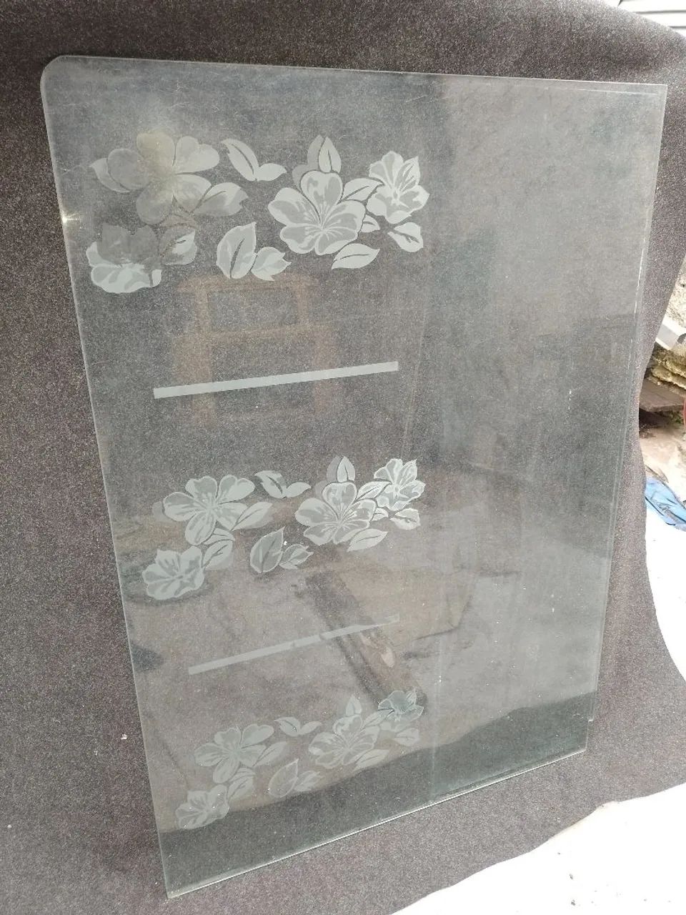 Vidro decorado 