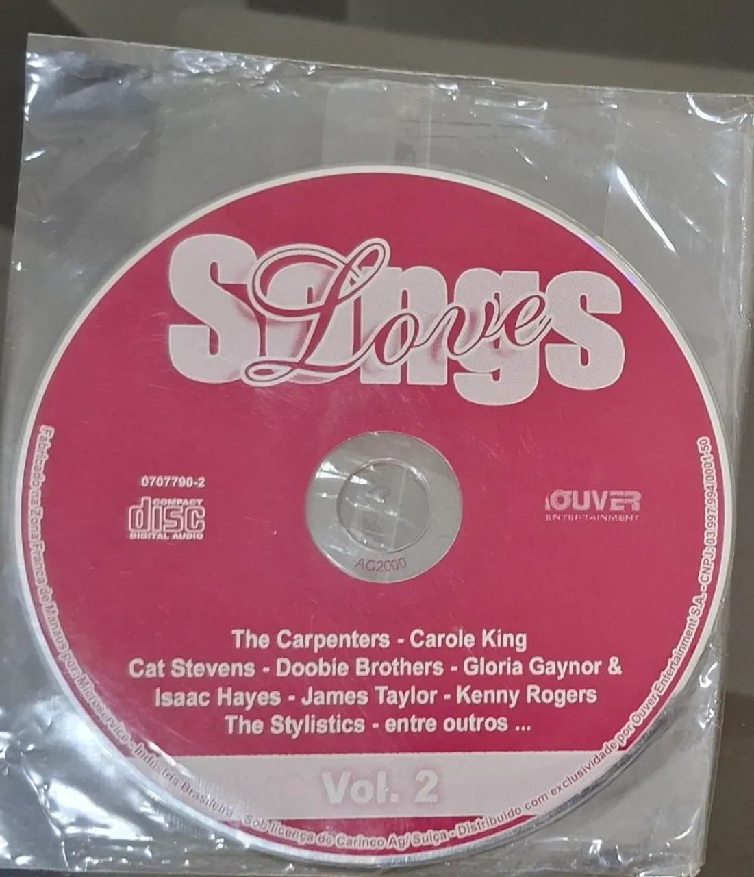 CD Love Songs Volume 2