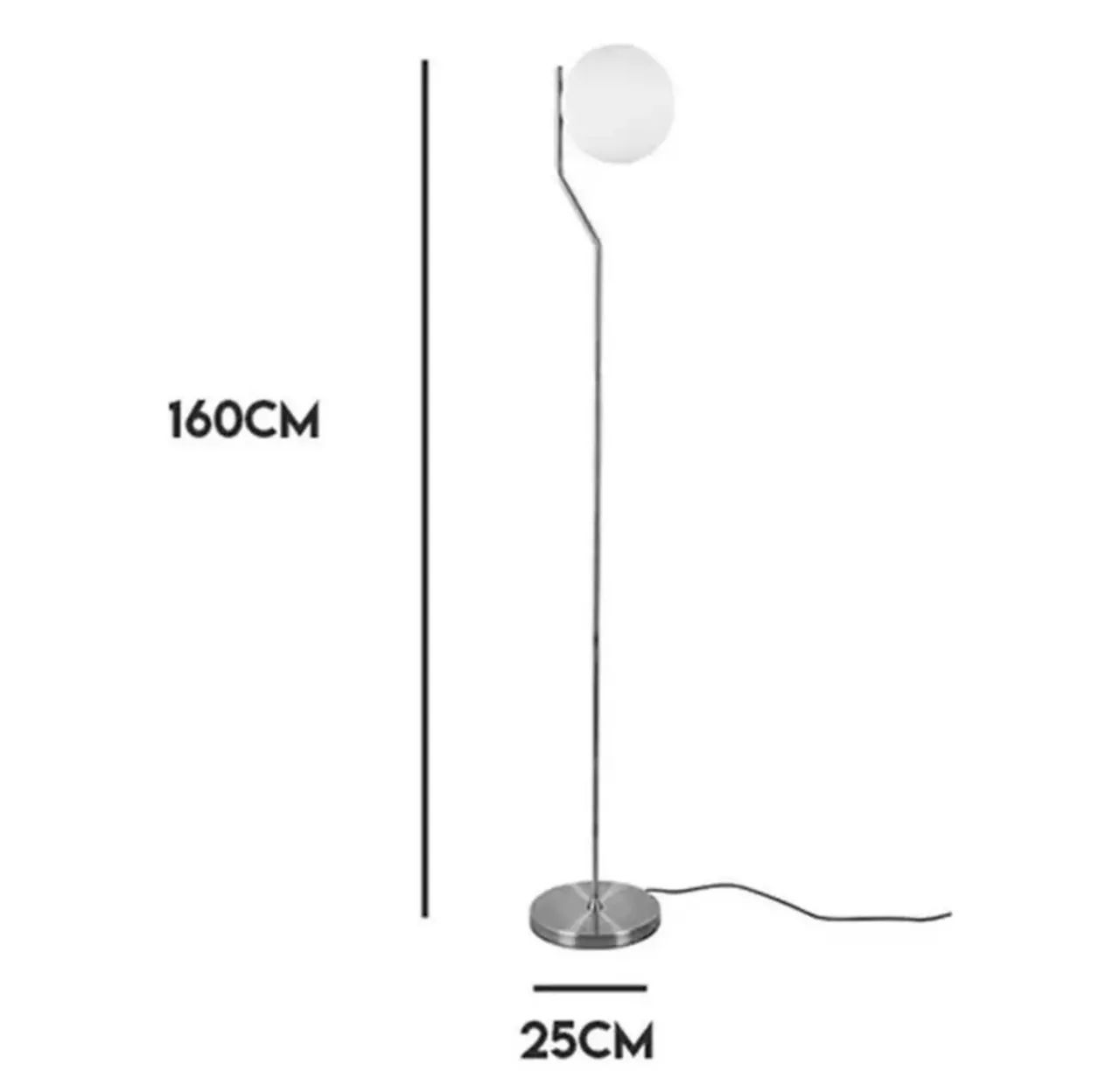 Coluna Luminária de Chão Viva 25x160 1xe27 Gold Bella - Foto 3