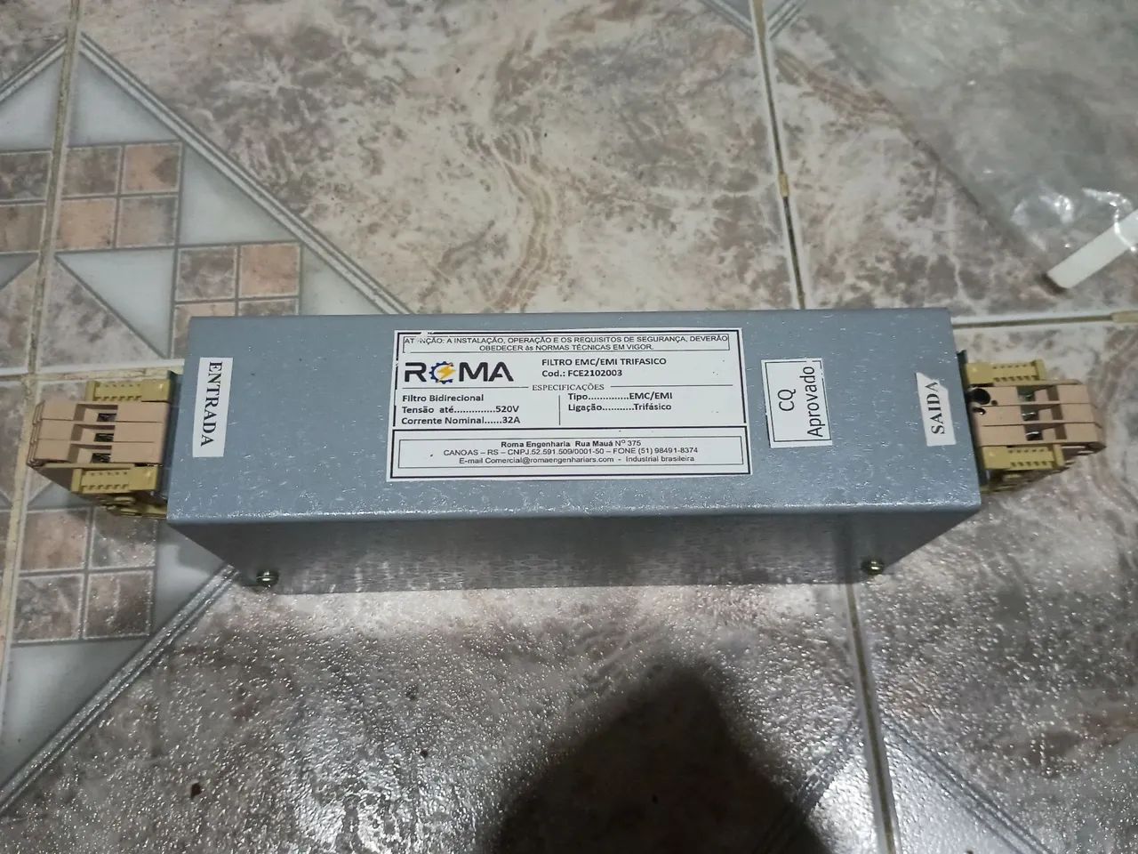 Filtro contra queima de componentes eletrônicos 64297083972995120