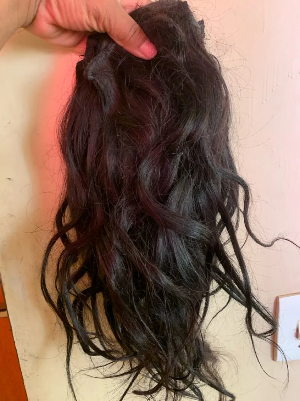 Extensão de cabelo humano 5 telas e uma front