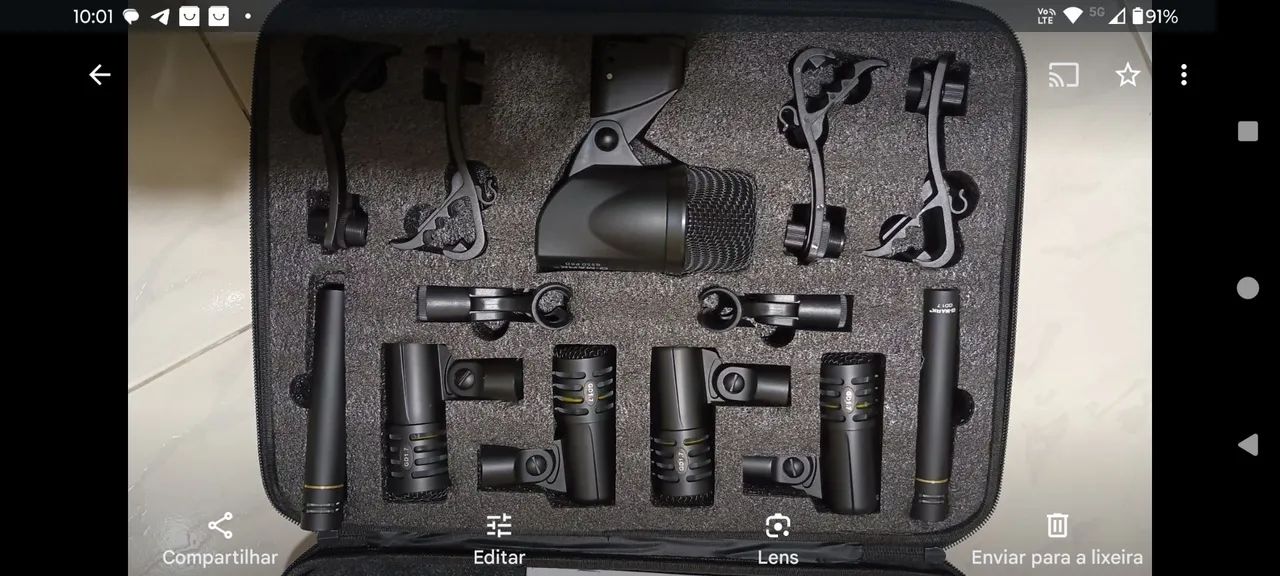 Microfone para bateria G mark