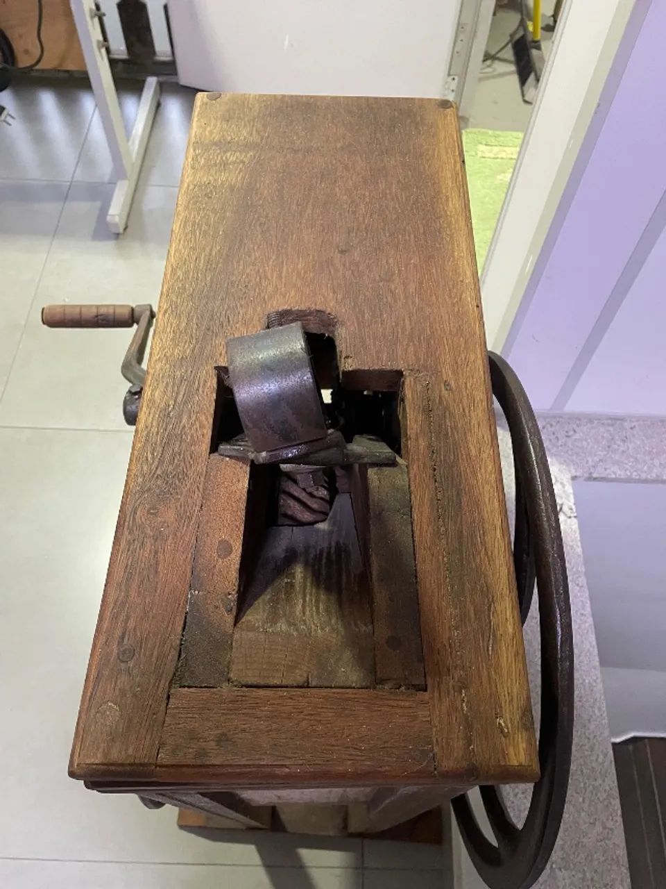 Máquina antiga de Debulhar  - Foto 2