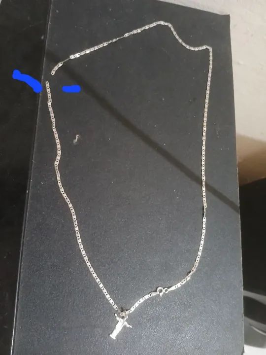 Vendo cordão de prata fino está quebrado ok