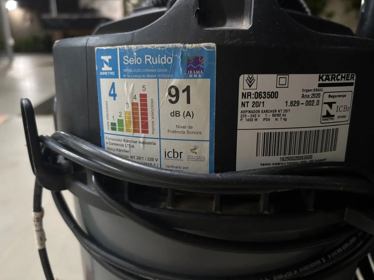 Vendo lavadora de pressão e aspirador karcher  - Foto 5