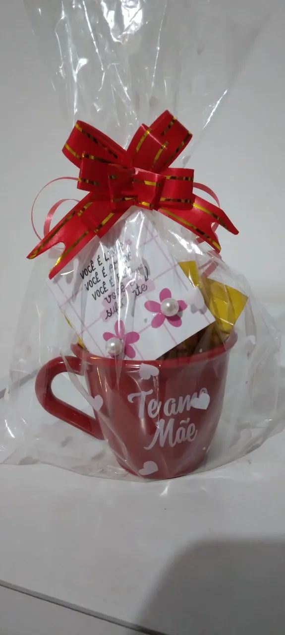  Lembrança para páscoa Presente para o Dia das Mães - Caneca + Chocolate - Foto 2