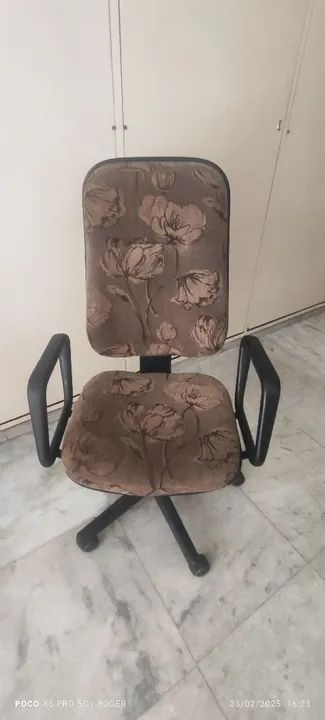 Cadeira de Escritório Floral