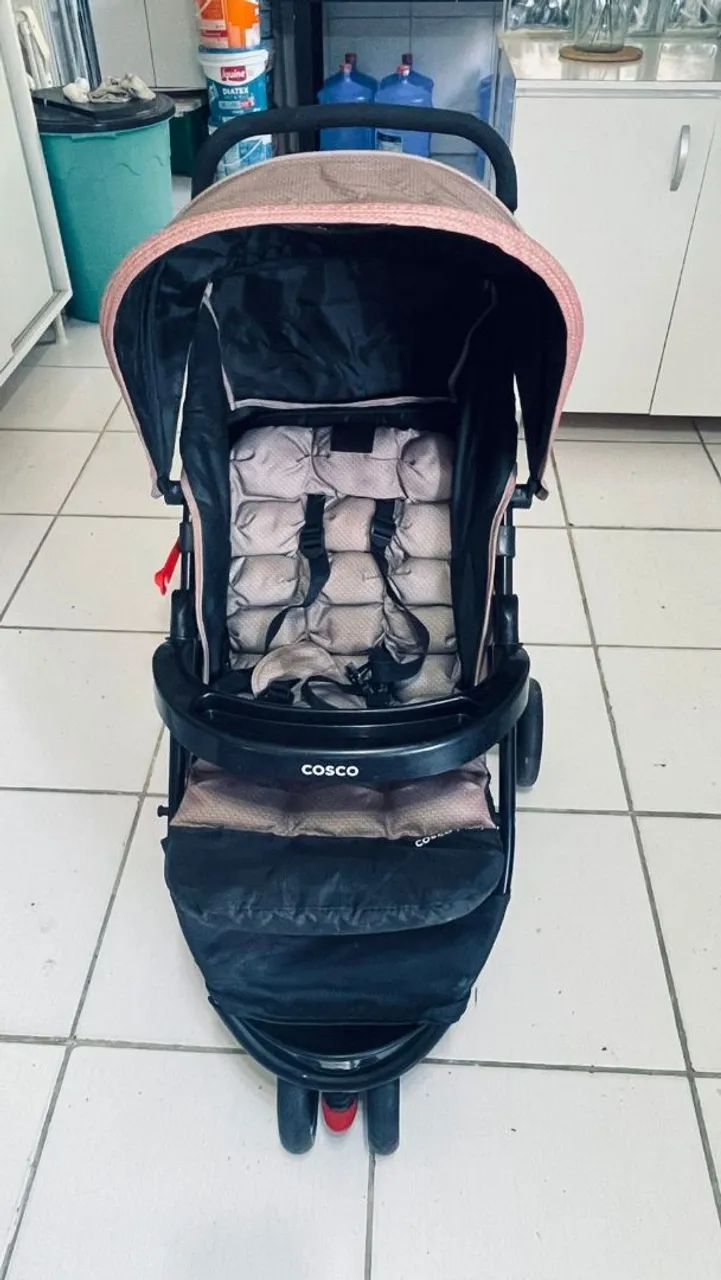 Vendo carrinho de bebê com bebê conforto 