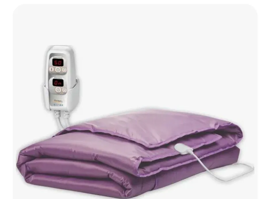 Manta termica biotem bivolt, massagem corporal , drenagem.