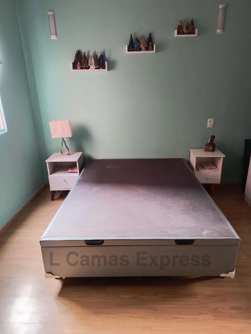 Base de Cama Baú Casal Vinho N3 - Foto 2