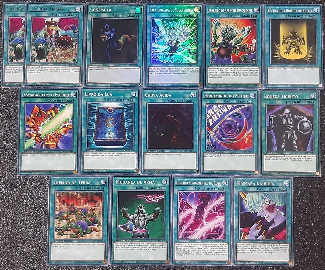 Deck rosas cartas originais de yu-gi-oh - Foto 2