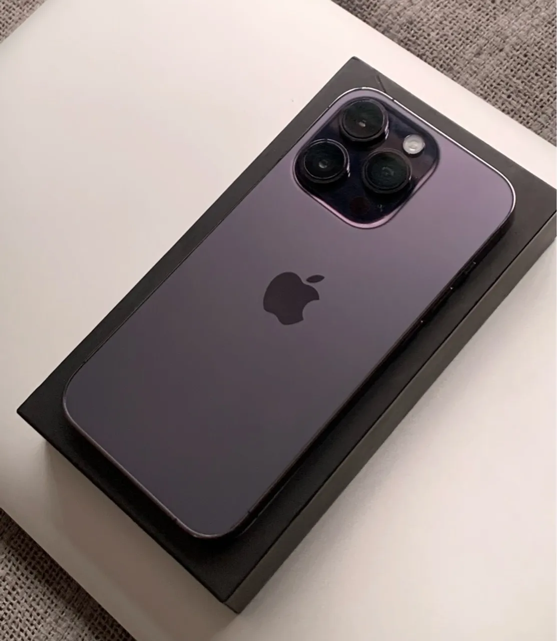iPhone 14 Pro Roxo - 91% Bateria com NF Impecável - 12x 369