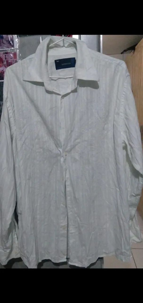 Camisa Social Branca Masculina