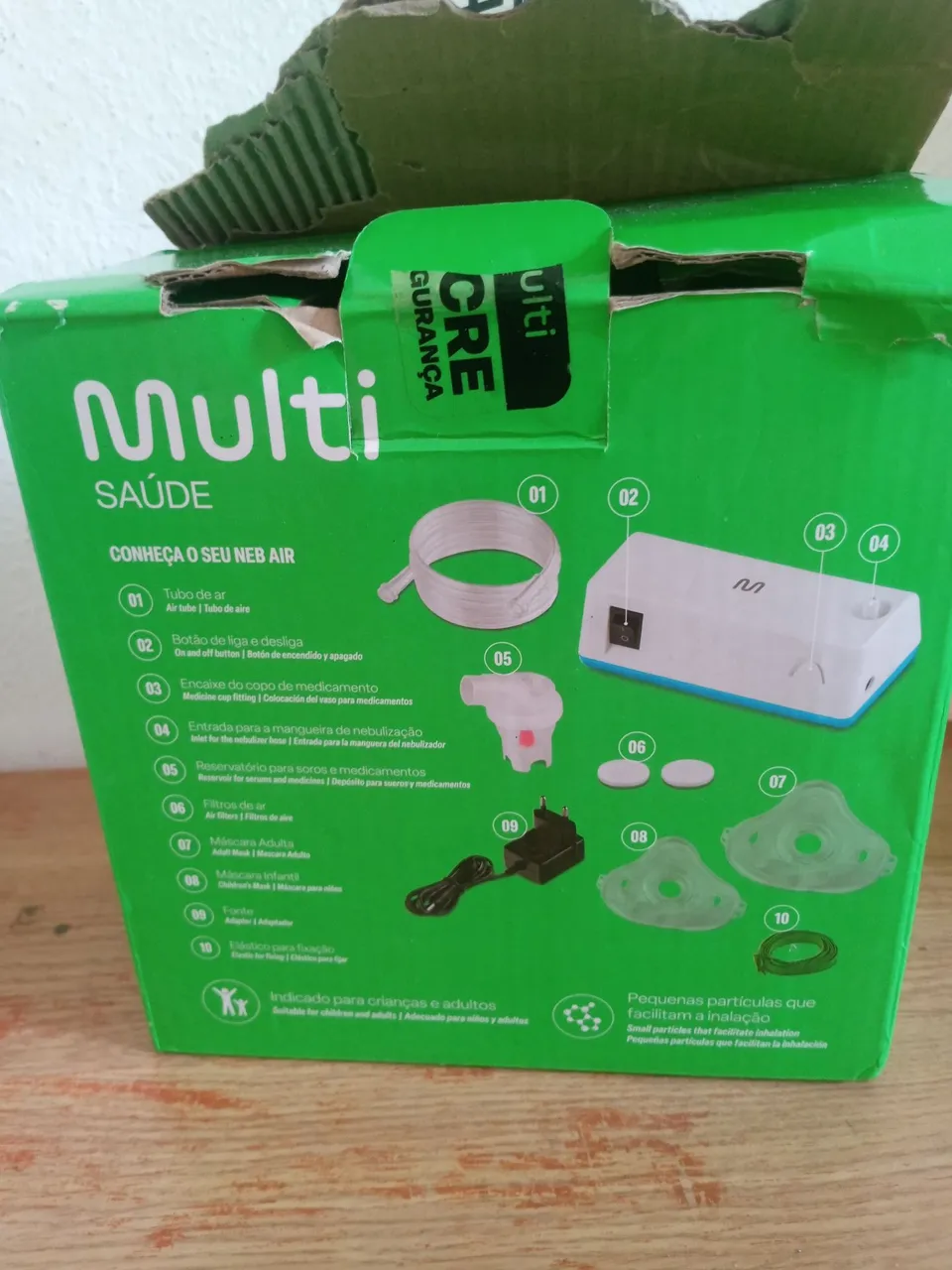 Nebulizador Multi Saúde - Completo