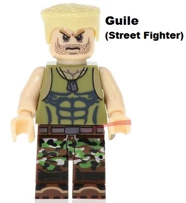 Lego Guile Street Fighter - Novo