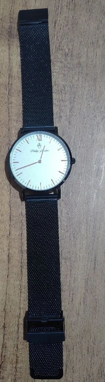 Relógio Masculino Greenwich Mesh White Black 40 mm - Foto 3