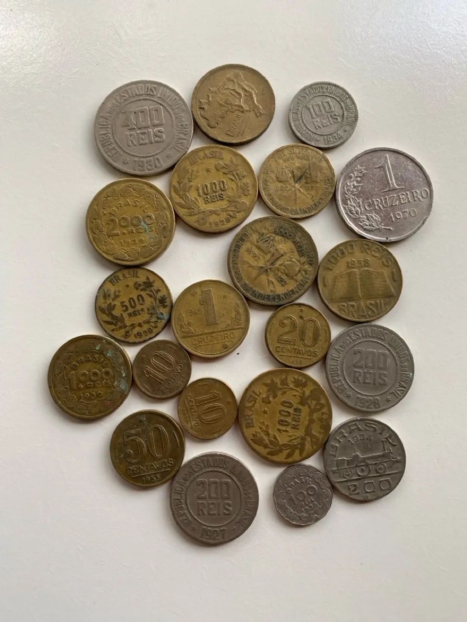 Coleção de Moedas Antigas Brasileiras