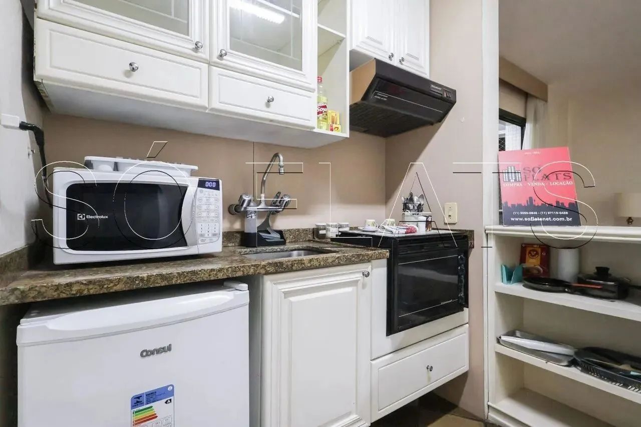Apto no Paulista Wall Street disponível para locação com 49m², 1 dormitório e 1 vaga nos J - Foto 5