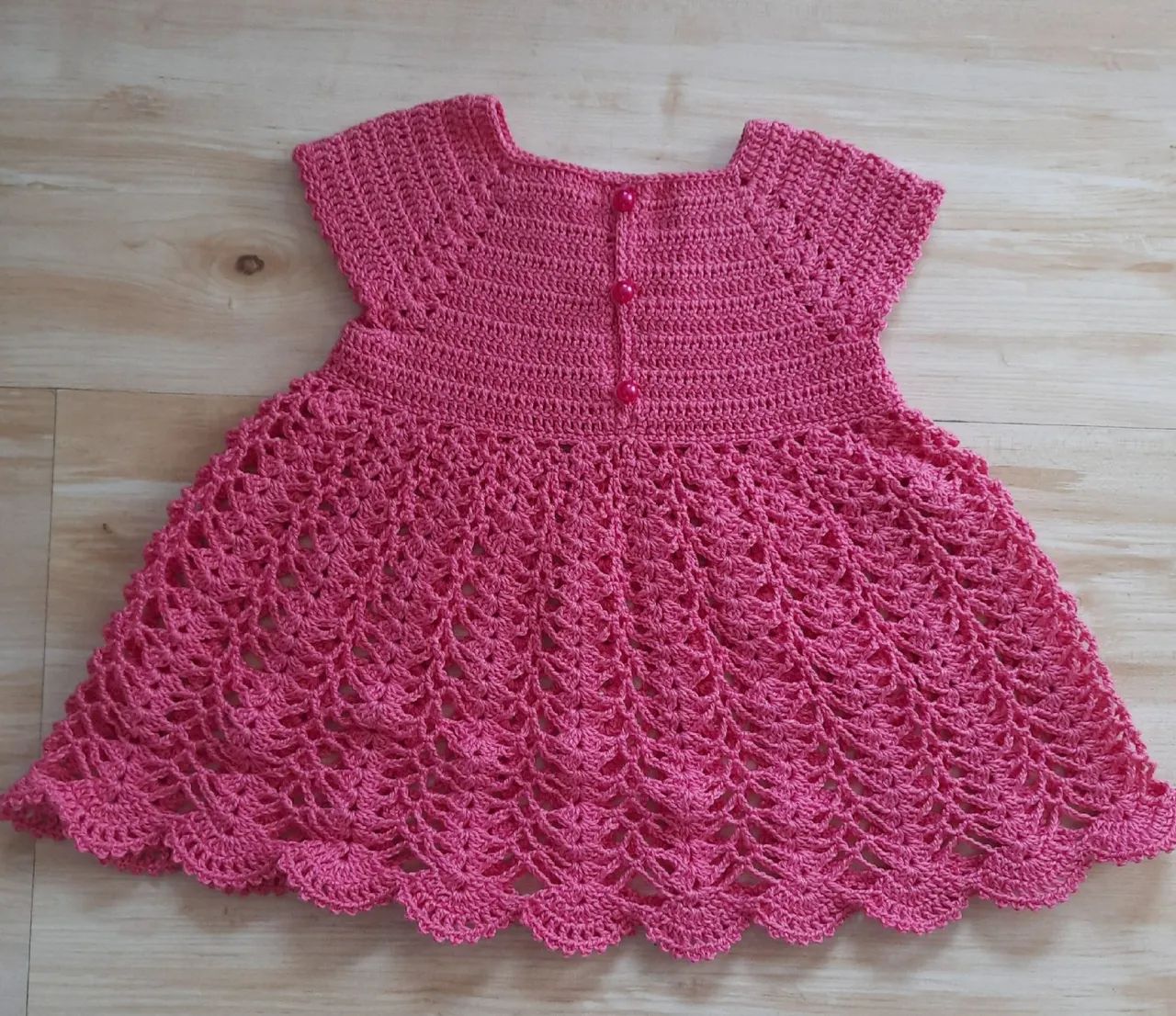 Vestido de crochê infantil Roupas Infantis Centro, Curitiba