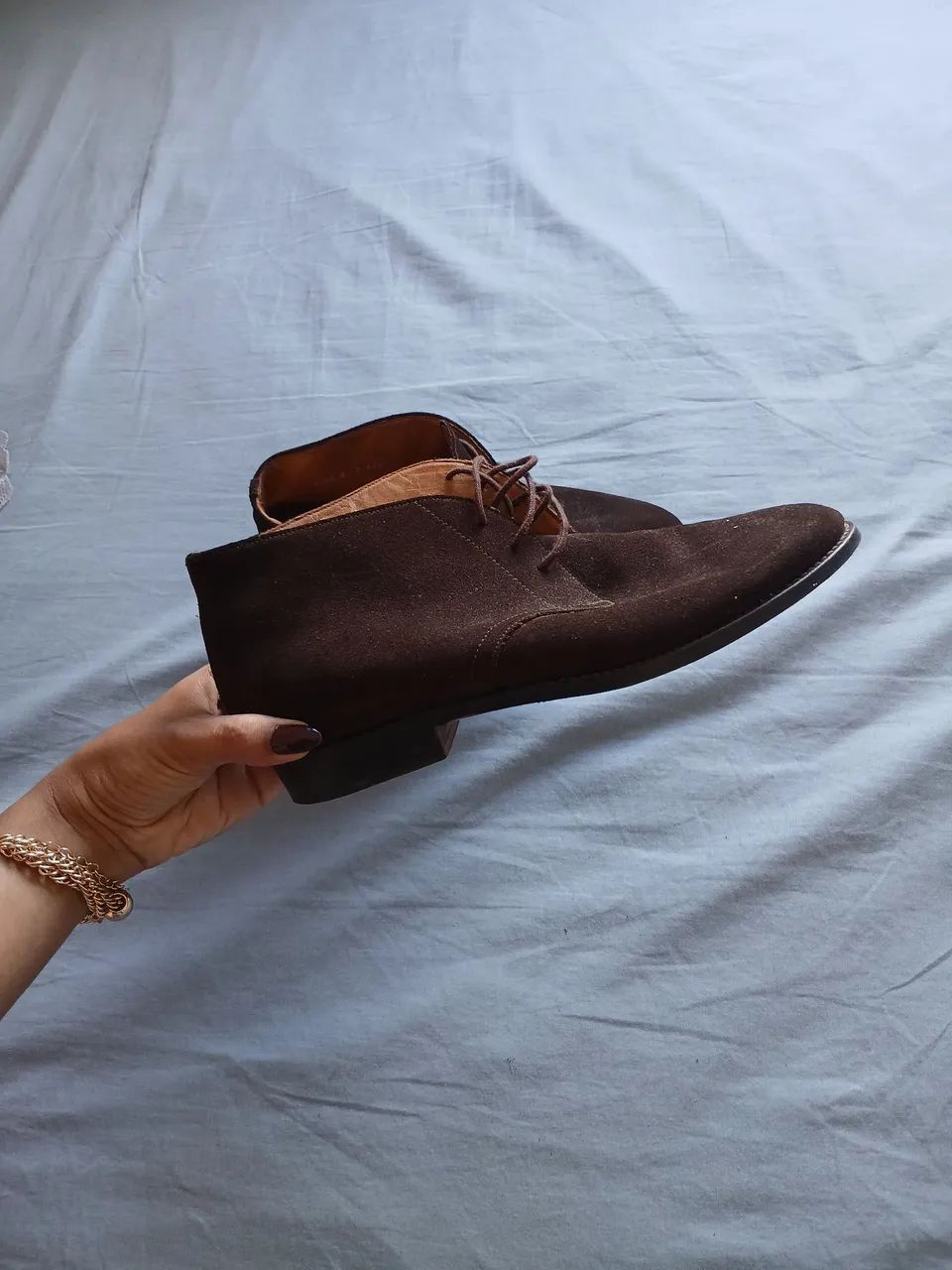 Bota de couro Bagagio armani