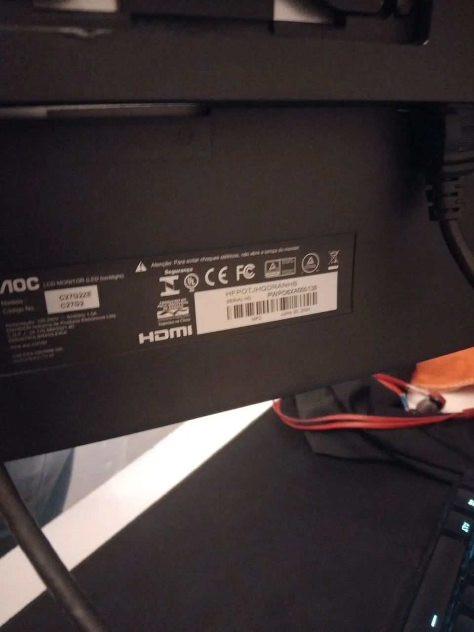 Monitor Gamer AOC LEGEND 27 Curvo 240Hz 0,5ms - Foto 3