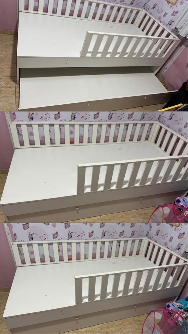 Cama Solteiro com Auxiliar