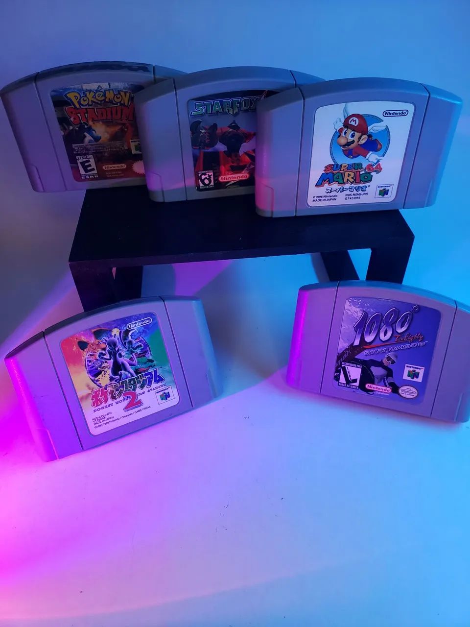 Nintendo 64 com jogos e controles - Foto 2