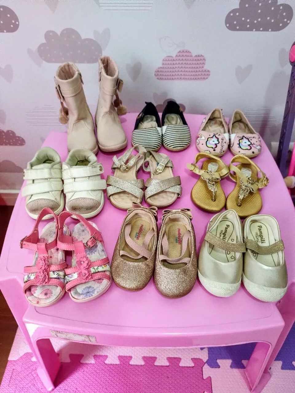 Lotinho de Sapatos Infantis para Menina - tamanhos 20/21/22