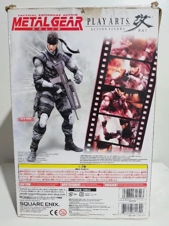 Metal Gear Solid Snake Play Arts Figure - Foto 3