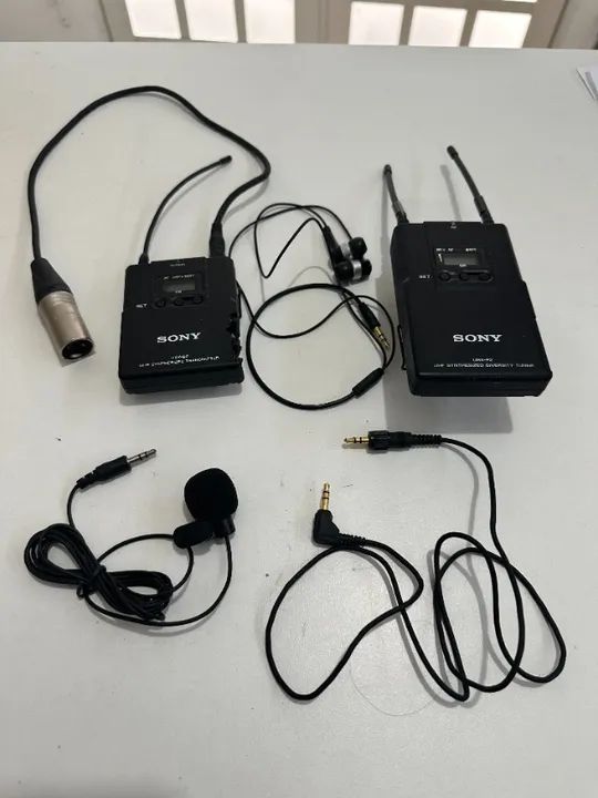 Microfone De Lapela Sem Fio Sony Utx-b2 Urx-p2 (Usado)