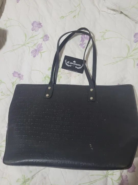 Bolsa Feminina Preta Carmim original - Foto 2