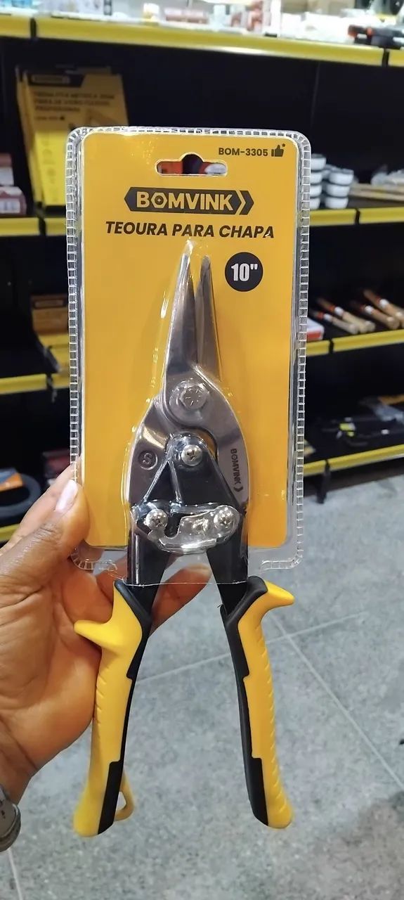 Tesoura para chapa 10"