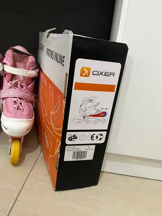 Patins InLine Feminino Ajustável OXER - Foto 2